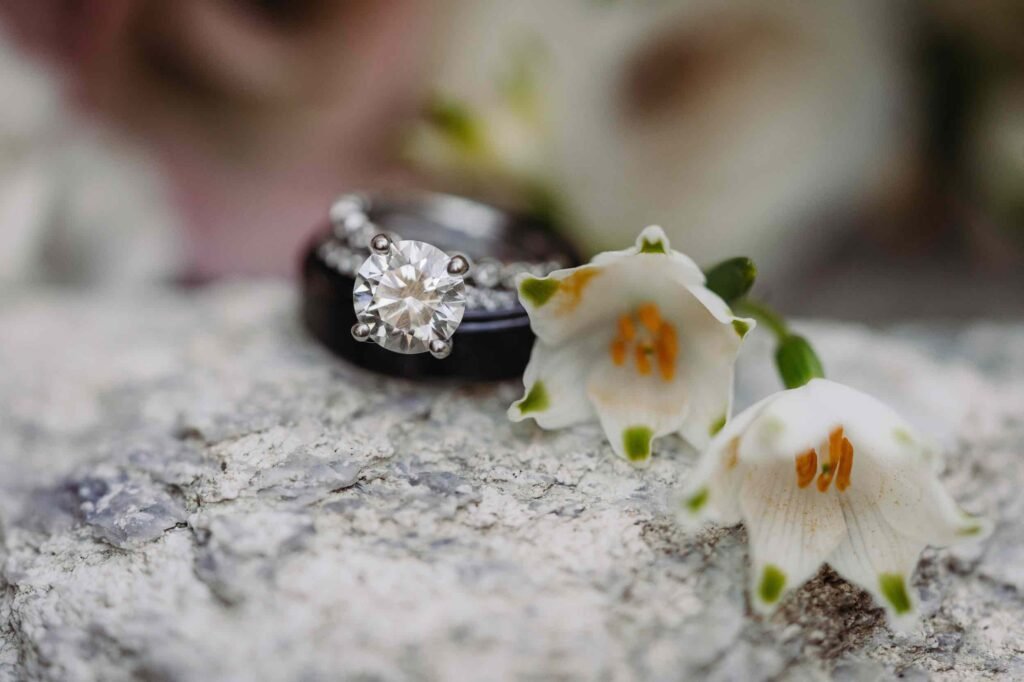diamond wedding ring weddings over waterfalls