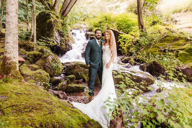 waterfall weddings