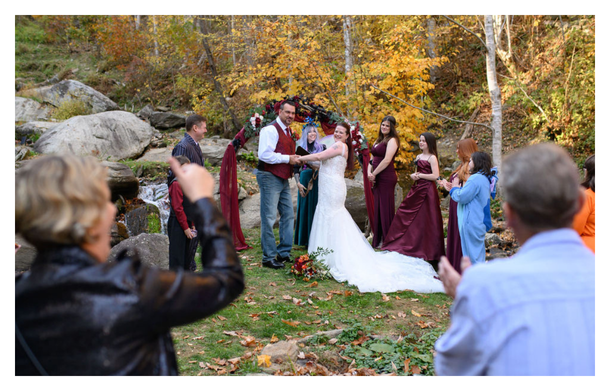 small waterfall weddings and elopement venue asheville