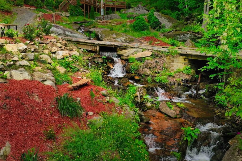 drone below bridge facing bridge