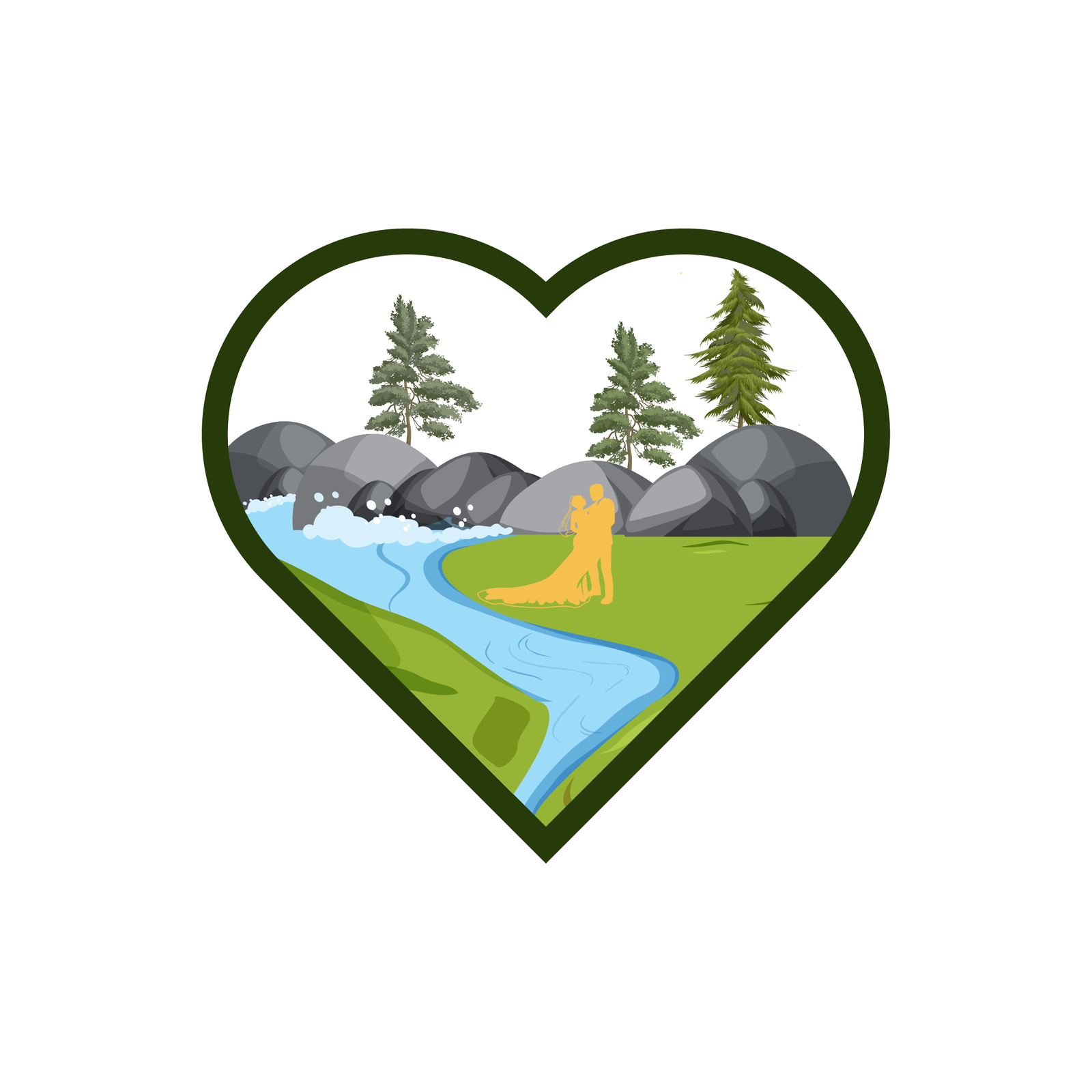 weddings over waterfalls logo
