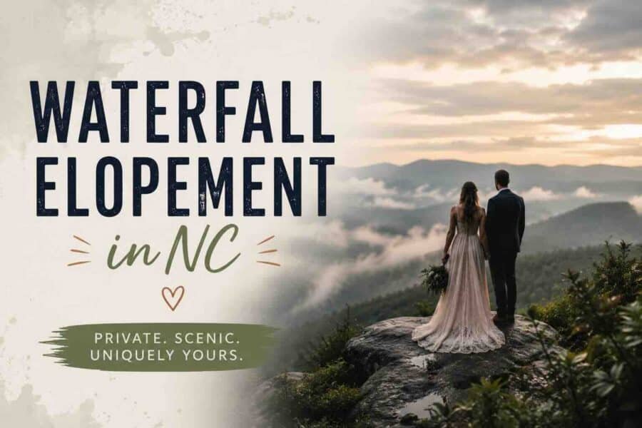 Waterfall Elopement in NC