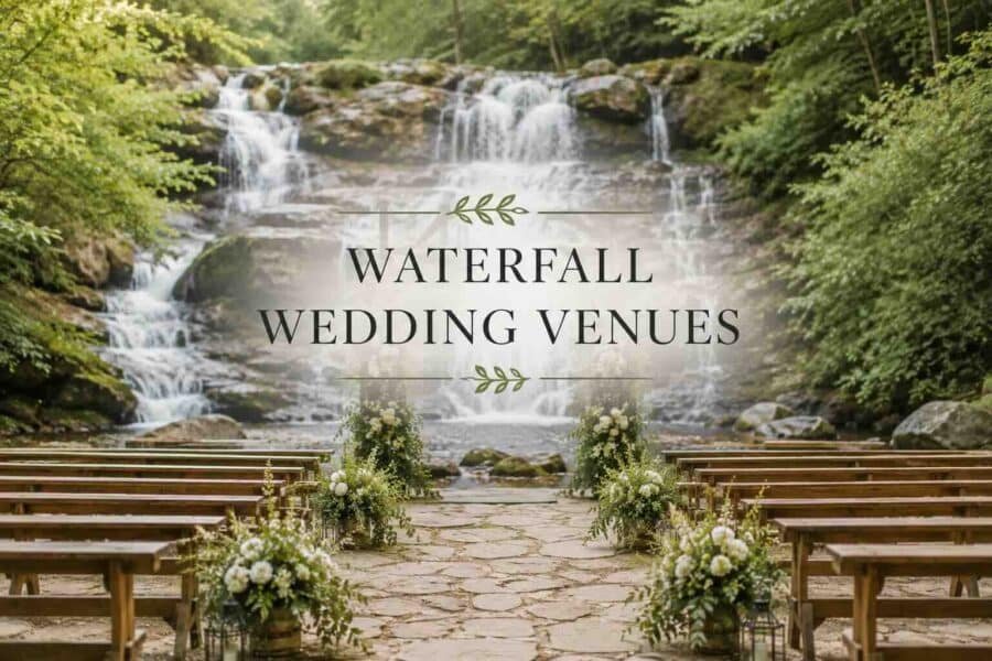 waterfall wedding venues in NC