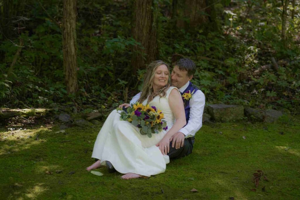 couple contemplating the pros and cons of a micro wedding