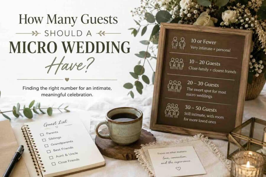 how many guests should a micro wedding have