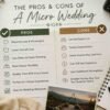 pros and cons of a micro wedding
