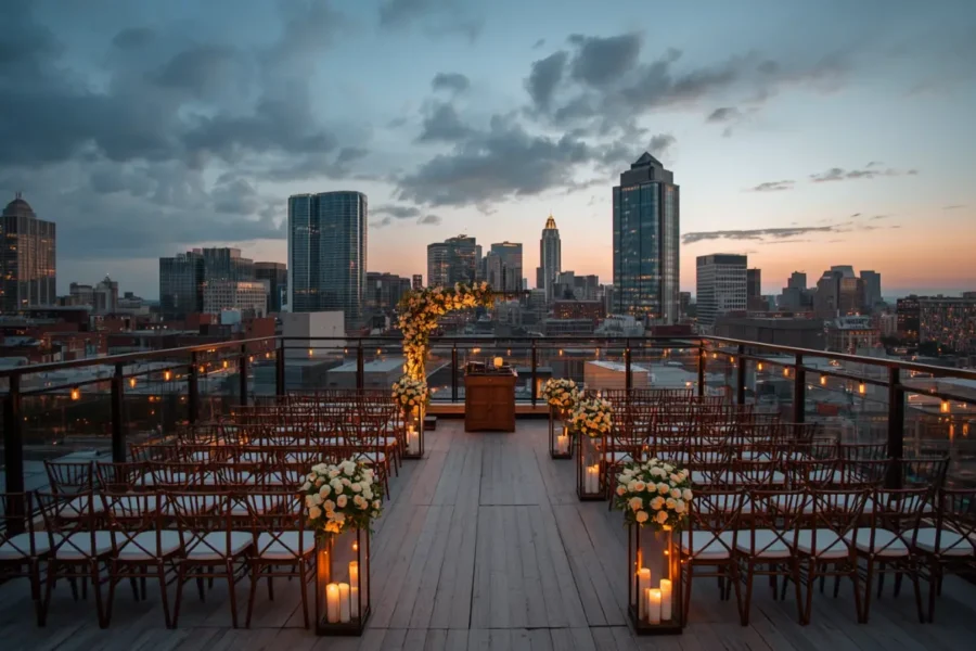 All inclusive wedding venues Raleigh NC alternative — private waterfall ceremony in Hot Springs NC