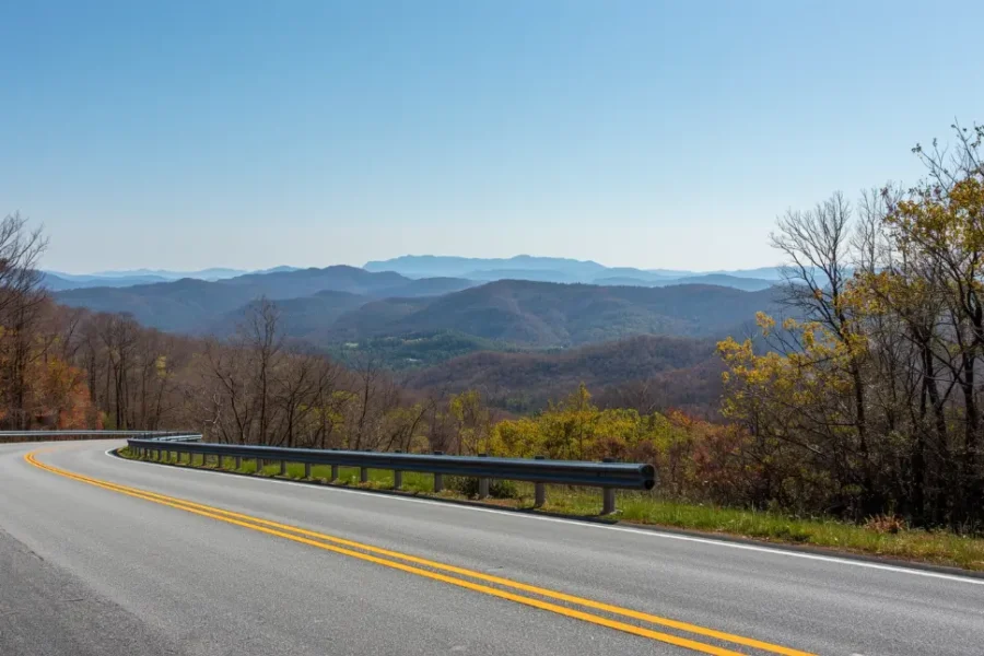 Blue Ridge Parkway elopement alternative — private waterfall ceremony NC mountains