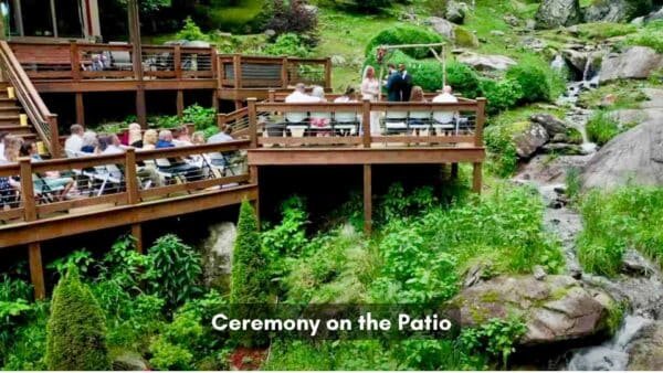Boone NC Wedding Venue but in hot springs instead
