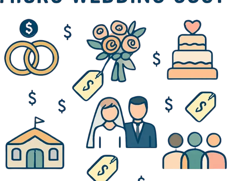 Micro wedding cost breakdown — intimate waterfall ceremony at a private mountain venue in North Carolina