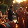 micro wedding reception couple